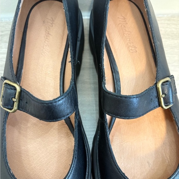 NEW Madewell The Freya Platform Lugsole Mary Jane in Black | Size 11 - Picture 6 of 10
